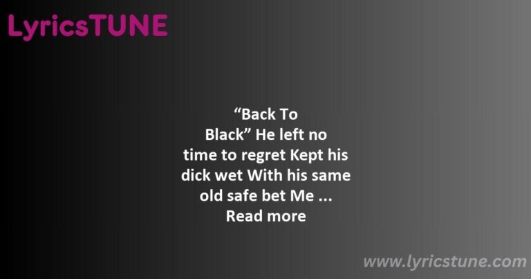 back to black lyrics amy winehouse lyrics 8220back to black8221 lyrics - back to black lyrics