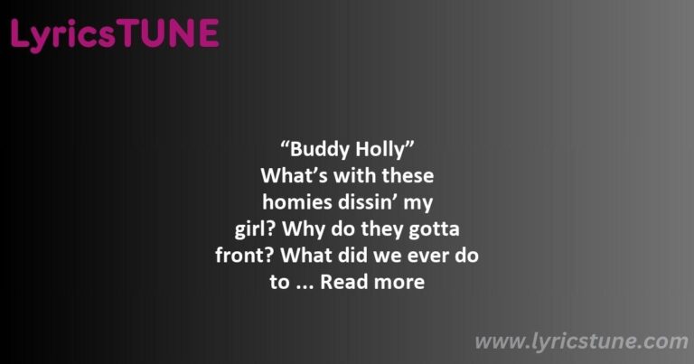 buddy holly lyrics weezer lyrics 8220buddy holly8221 lyrics - say it ain't so lyrics