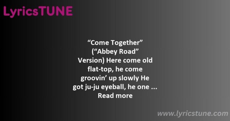 come together lyrics the beatles lyrics 8220come together8221 lyrics - come together lyrics