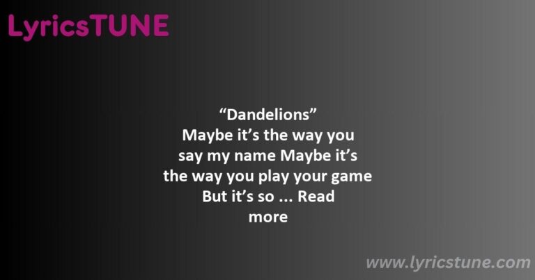 dandelion lyrics ruth b ruth b lyrics 8220dandelions8221 lyrics - dandelion lyrics ruth b