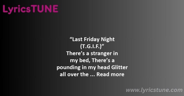 last friday night lyrics katy perry lyrics 8220last friday night tgif8221 lyrics - i kissed a girl lyrics english