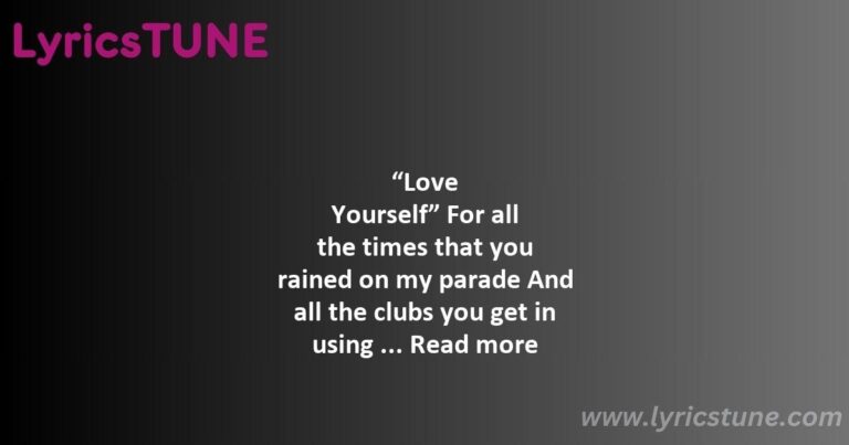 love yourself lyrics justin bieber lyrics 8220love yourself8221 lyrics - justin bieber baby lyrics