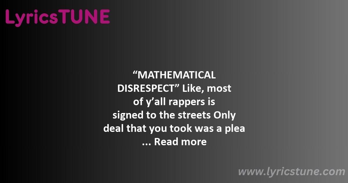 mathematical disrespect lyrics lil mabu lyrics 8220mathematical disrespect8221 lyrics - mathematical disrespect lyrics