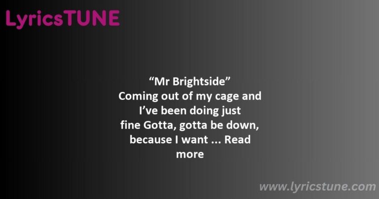 mr brightside lyrics the killers lyrics 8220mr brightside8221 lyrics - mr brightside lyrics