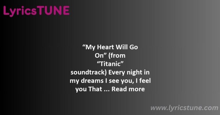 my heart will go on lyrics celine dion lyrics paroles de 8220my heart will go on8221 - my heart will go on lyrics