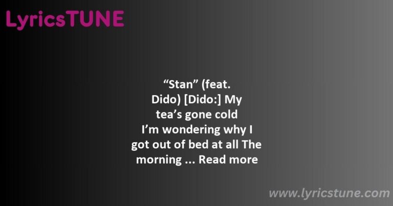 stan lyrics eminem lyrics 8220stan8221 lyrics - big weenie lyrics