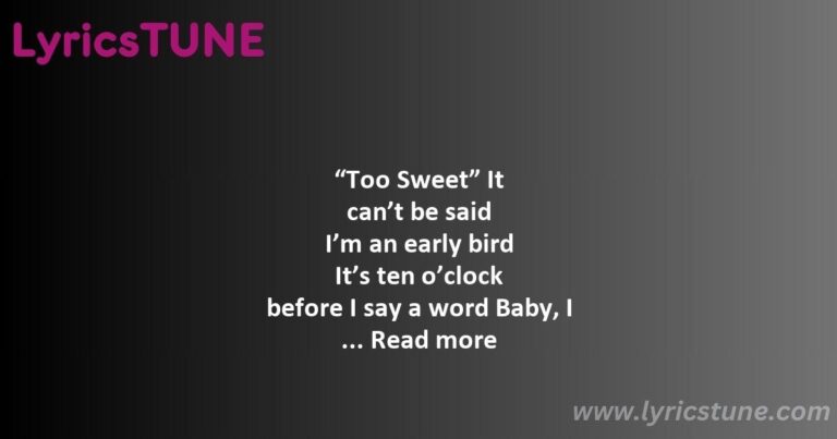 too sweet lyrics hozier lyrics 8220too sweet8221 lyrics - cherry wine lyrics