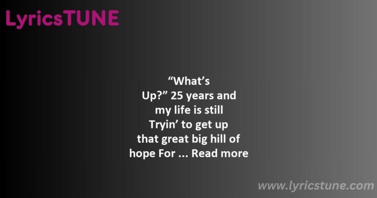 what8217s up lyrics 4 non blondes lyrics 8220what8217s up8221 lyrics - what's up lyrics