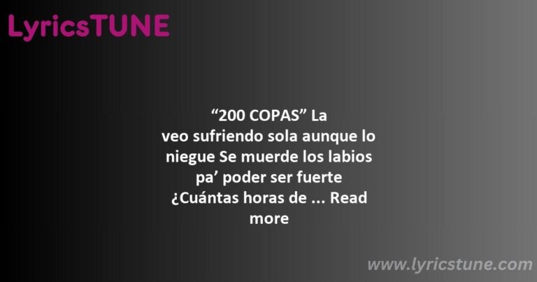 200 copas lyrics karol g lyrics letra de 8220200 copas8221 - 200 copas lyrics