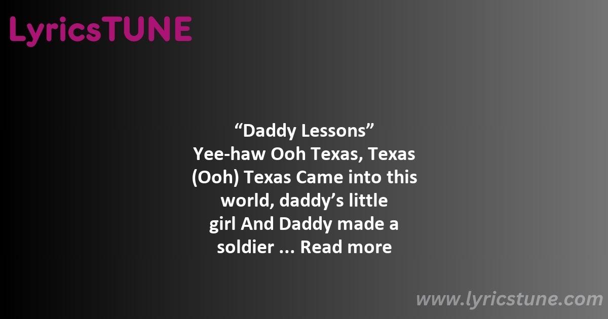 beyonce daddy lessons lyrics beyonce lyrics 8220daddy lessons8221 lyrics - beyonce daddy lessons lyrics