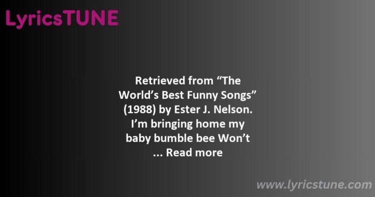 bringing home my baby bumblebee lyrics - Nunca Es Suficiente Lyrics English