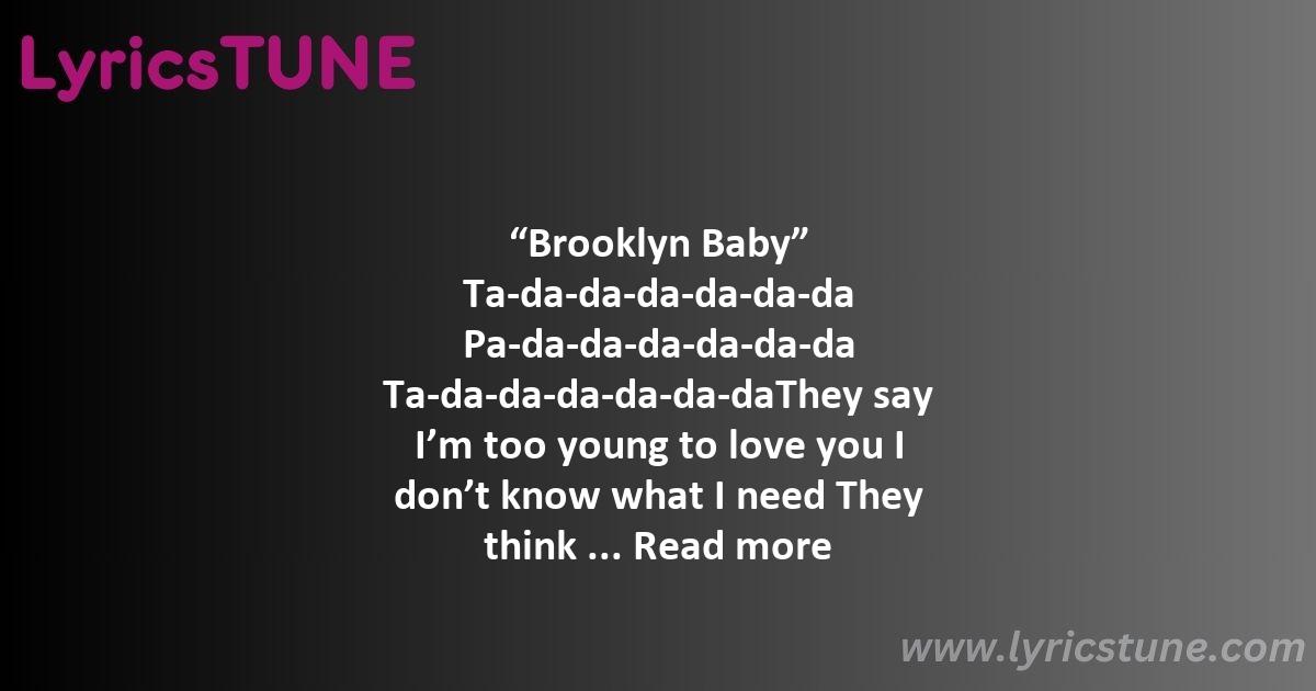 brooklyn baby lyrics lana del rey lyrics 8220brooklyn baby8221 lyrics - brooklyn baby lyrics