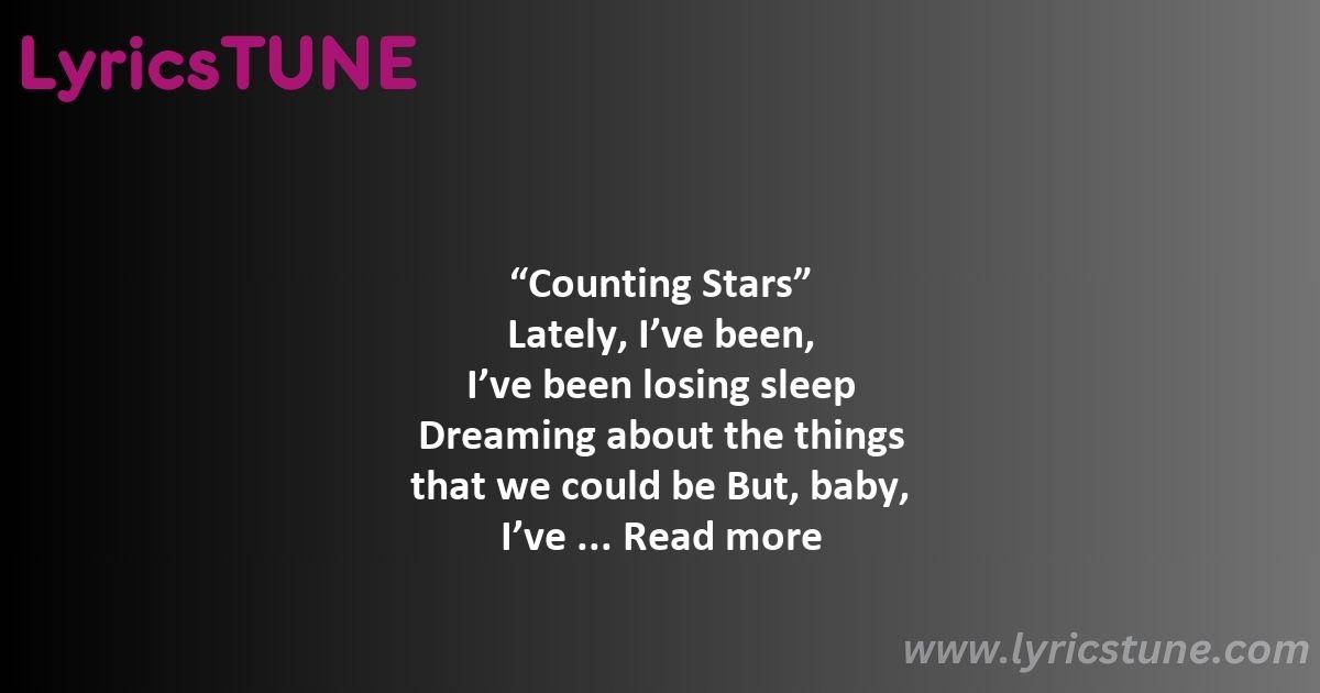 counting stars lyrics onerepublic lyrics 8220counting stars8221 lyrics - counting stars lyrics