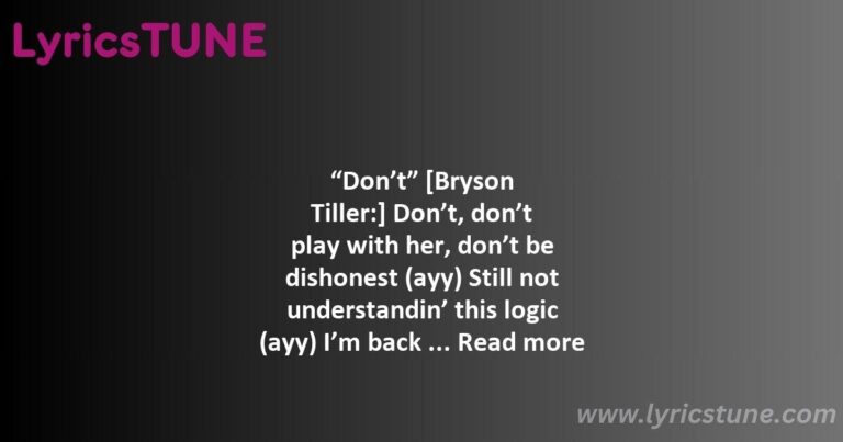 don8217t bryson tiller lyrics bryson tiller lyrics 8220don8217t8221 lyrics - don't bryson tiller lyrics