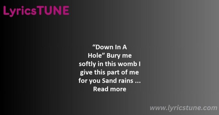 down in a hole lyrics alice in chains lyrics 8220down in a hole8221 lyrics - down in a hole lyrics