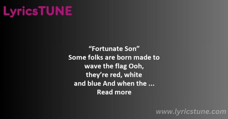 fortunate son lyrics creedence clearwater revival lyrics 8220fortunate son8221 lyrics - fortunate son lyrics