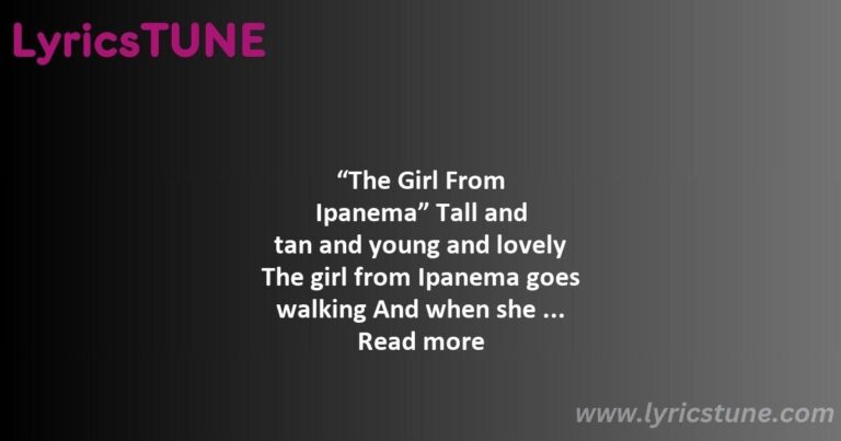 girl from ipanema lyrics frank sinatra lyrics 8220the girl from ipanema8221 lyrics - girl from ipanema lyrics