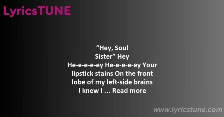 hey soul sister lyrics train lyrics 8220hey soul sister8221 lyrics -