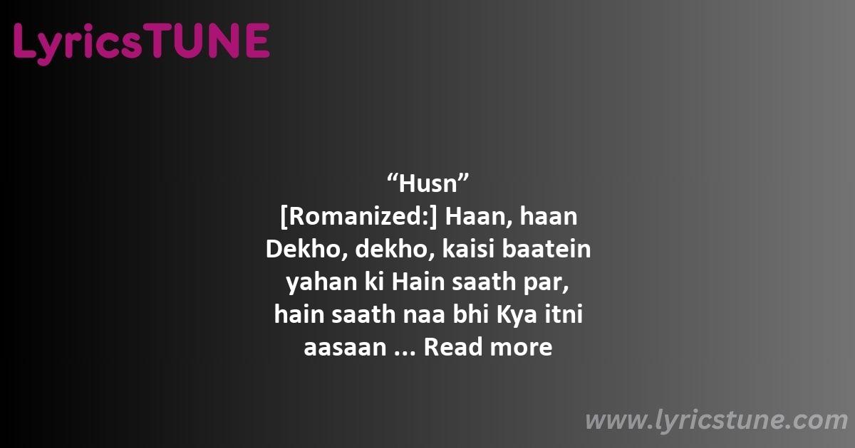 husn lyrics anuv jain lyrics 8220husn8221 lyrics - husn lyrics