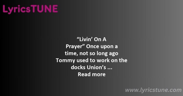 lyrics livin8217 on a prayer bon jovi bon jovi lyrics 8220livin8217 on a prayer8221 lyrics - livin on a prayer lyrics