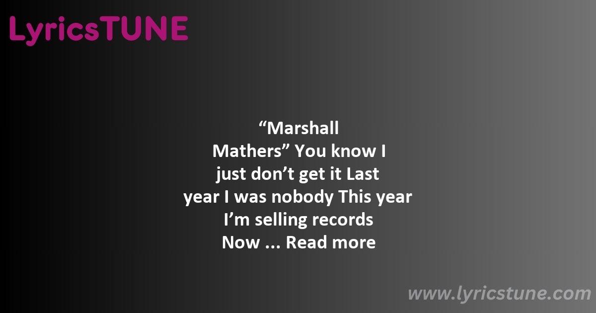 marshall mathers lyrics eminem lyrics 8220marshall mathers8221 lyrics - marshall mathers lyrics