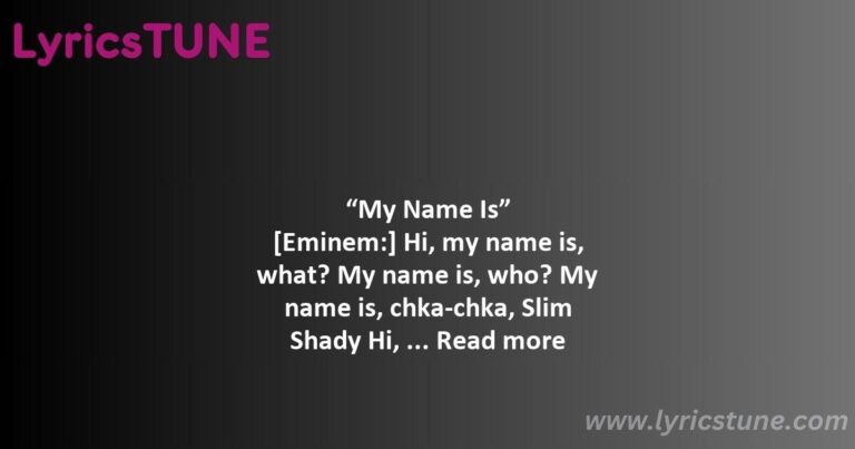 my name is lyrics eminem lyrics 8220my name is8221 lyrics - marshall mathers lyrics