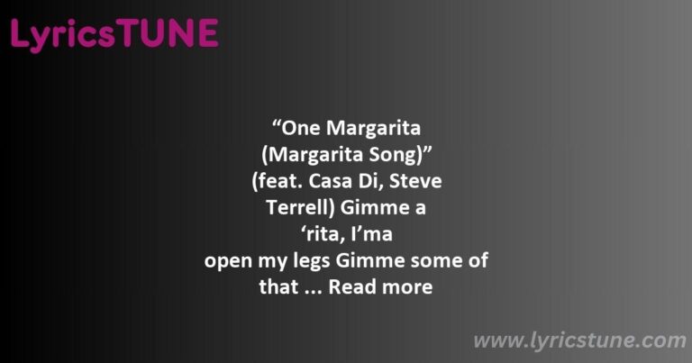 one margarita lyrics that chick angel lyrics 8220one margarita margarita song8221 lyrics - one margarita lyrics