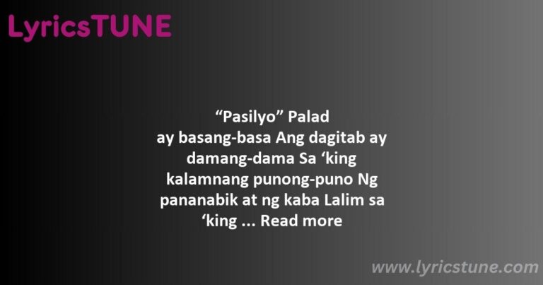 pasilyo lyrics sunkissed lola lyrics 8220pasilyo8221 lyrics - pasilyo lyrics