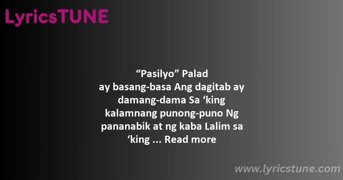 pasilyo lyrics sunkissed lola lyrics 8220pasilyo8221 lyrics - pasilyo lyrics