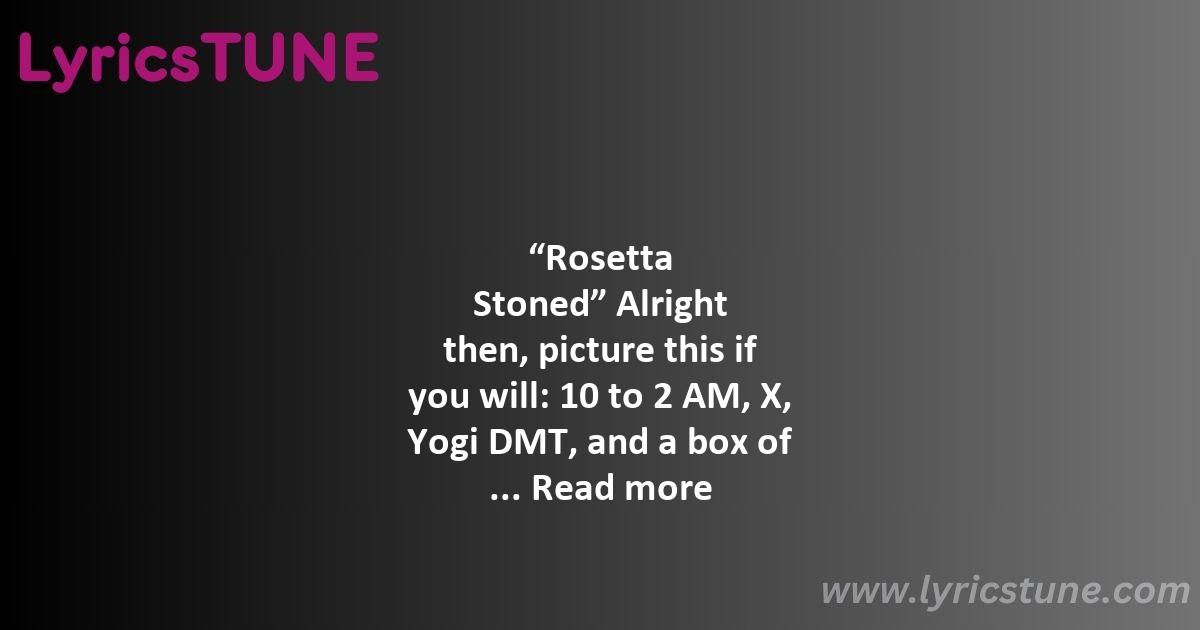 rosetta stoned lyrics tool lyrics 8220rosetta stoned8221 lyrics - rosetta stoned lyrics