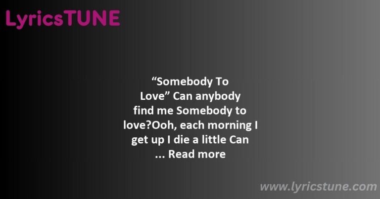 somebody to love lyrics queen lyrics 8220somebody to love8221 lyrics - somebody to love lyrics