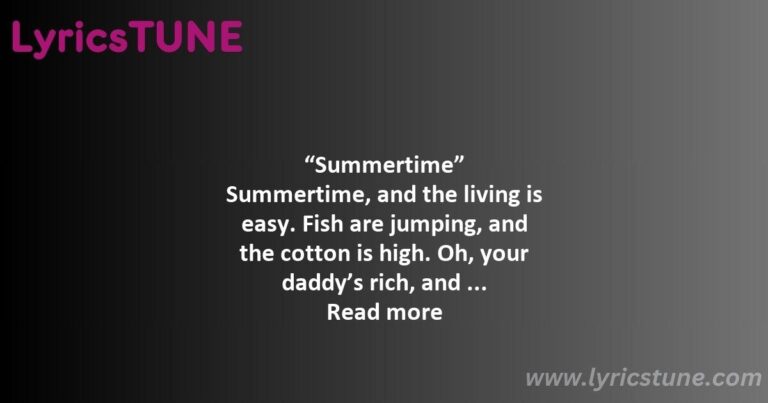 summertime lyrics ella fitzgerald lyrics 8220summertime8221 lyrics - summertime lyrics