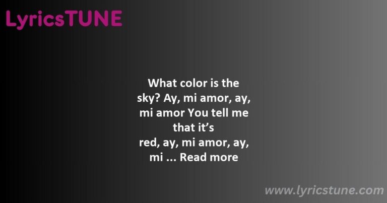 what color is the sky lyrics - Nunca Es Suficiente Lyrics English